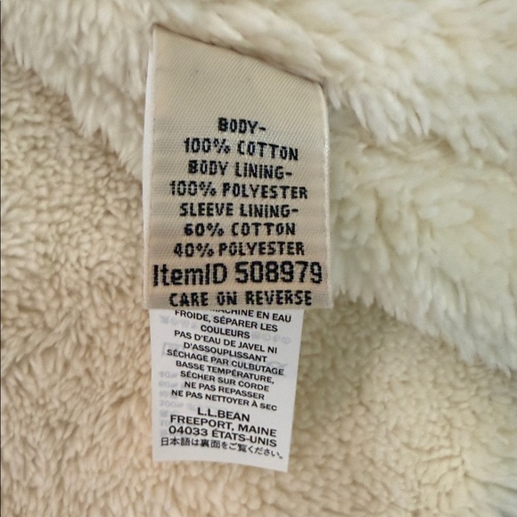 L.L. Bean Women’s  Scotch Plaid Sherpa Shirt/Jacket, New - Picture 7 of 8